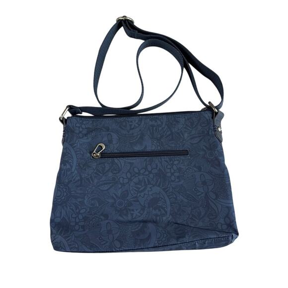 Sakroots Blue Westwood Indigo Crossbody Lightweight Mult-Pocket Travel Purse - Picture 6 of 8